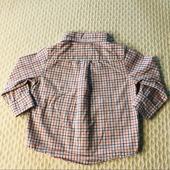JANIE AND JACK - BOYS SZ 6-12MOS PLAID BUTTON DOWN - Picture 2 of 8